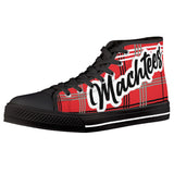Red Rider Black High Top Canvas Shoes