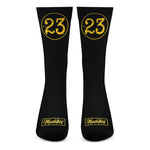 Machtees No.23 Black Crew Socks