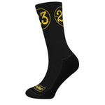 Machtees No.23 Black Crew Socks