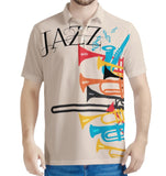 Machtees Jazz Men's All Over Print Polo Shirt
