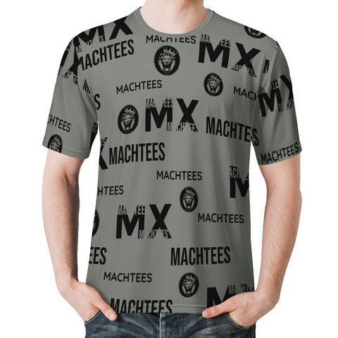 MX Machtees (HGrey) Men's All Over Print Basic Tee