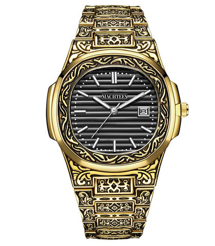 Machtees (“Goldeneye”) Engraved Quartz watches