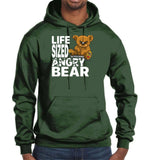 Life Size Angry Bear Champion 12 oz./lin. yd. Double yDry Eco Pullover Hood | S700