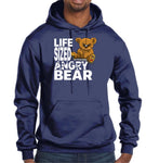 Life Size Angry Bear Champion 12 oz./lin. yd. Double yDry Eco Pullover Hood | S700