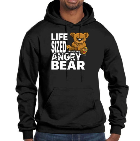 Life Size Angry Bear Champion 12 oz./lin. yd. Double yDry Eco Pullover Hood | S700