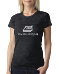Blue Web "Oh the Irony" Tri-blend Tee