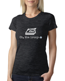 Blue Web "Oh the Irony" Tri-blend Tee