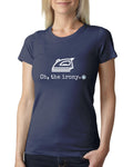 Blue Web "Oh the Irony" Tri-blend Tee